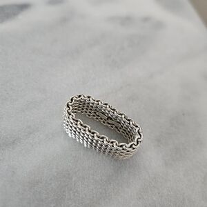 Tiffany & Co. Silver Woven Ring